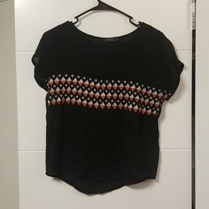 See through crop top